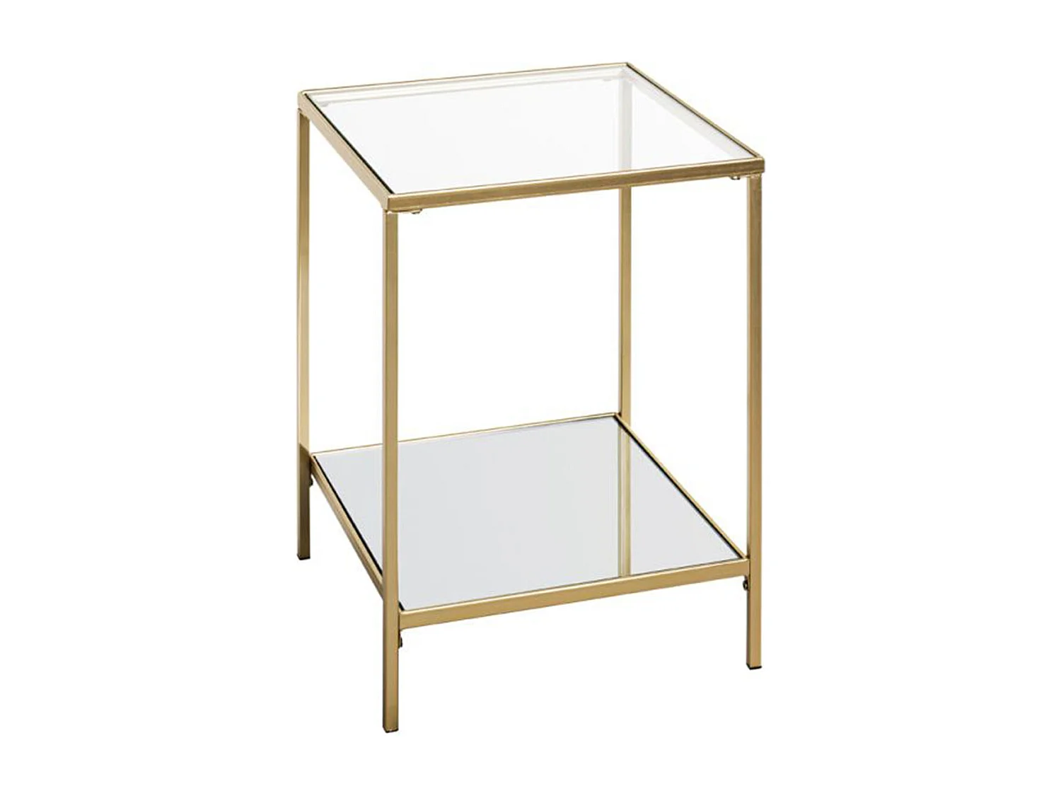 Table d'Appoint Carrée Design "Timana" 55cm Or