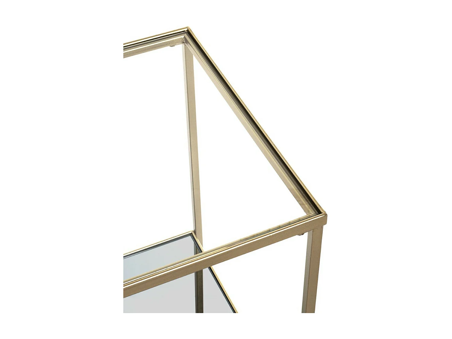 Table d'Appoint Carrée Design "Timana" 55cm Or