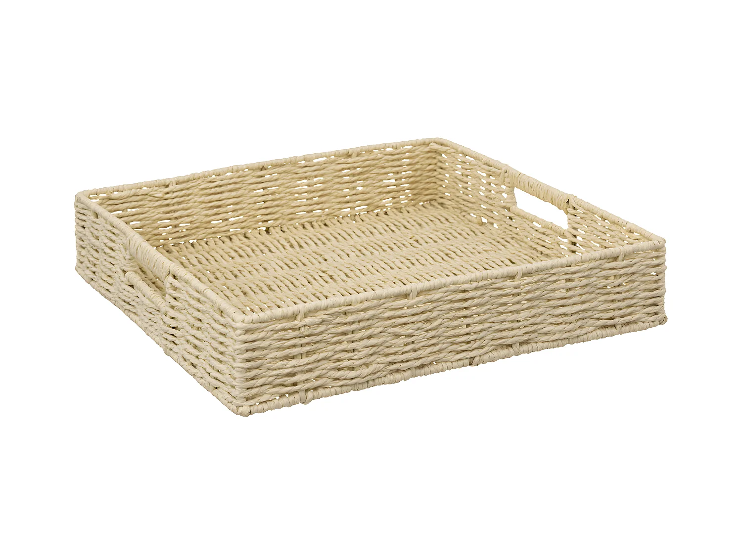 Plateau de Service Carrée "Kord" 35cm Naturel