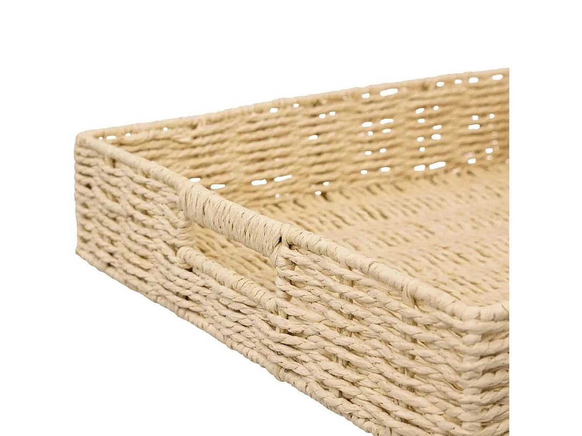 Plateau de Service Carrée "Kord" 35cm Naturel