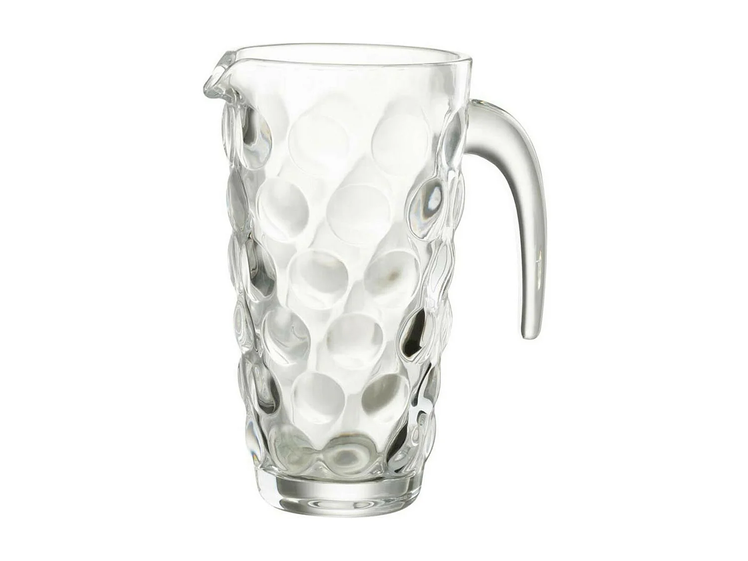 Carafe Design en Verre "Loupe" 1L Transparent