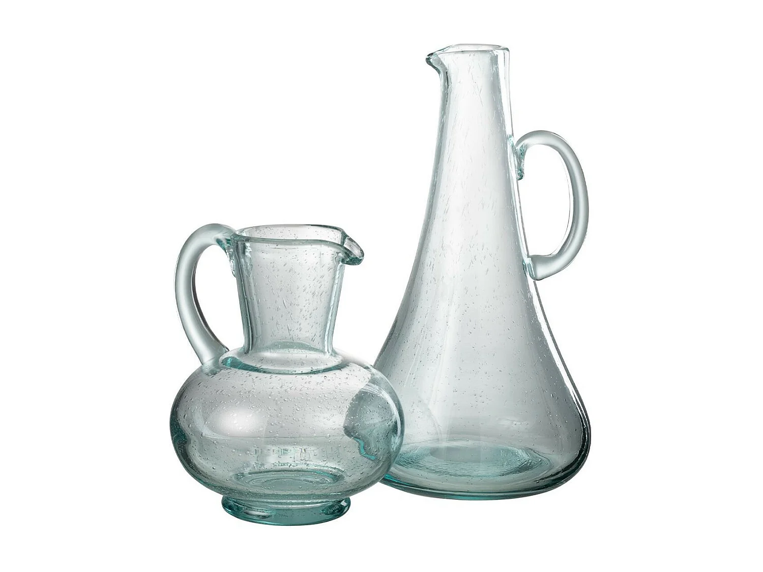 Carafe Design en Verre "Thelma" 34cm Bleu