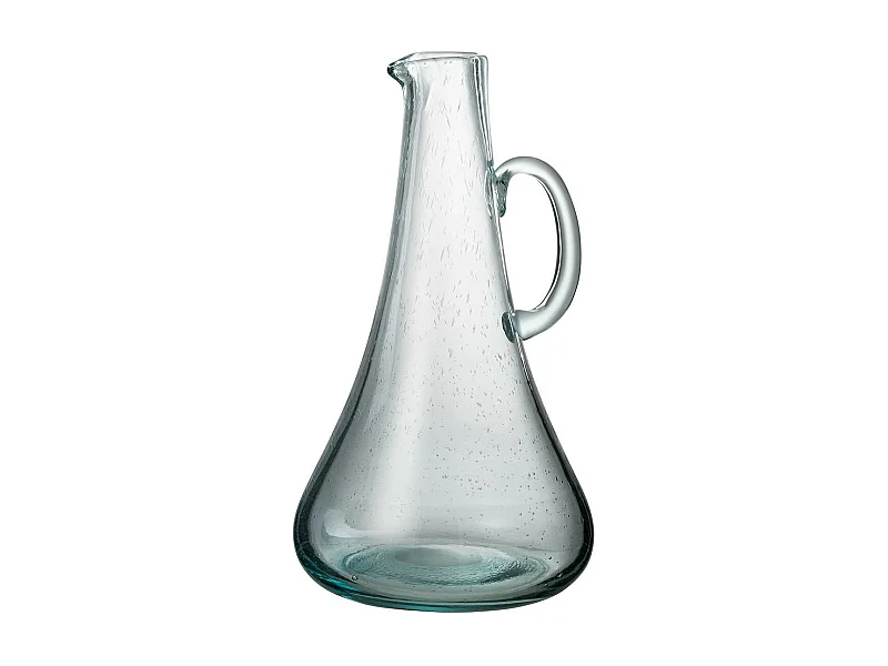 Carafe Design en Verre "Thelma" 34cm Bleu
