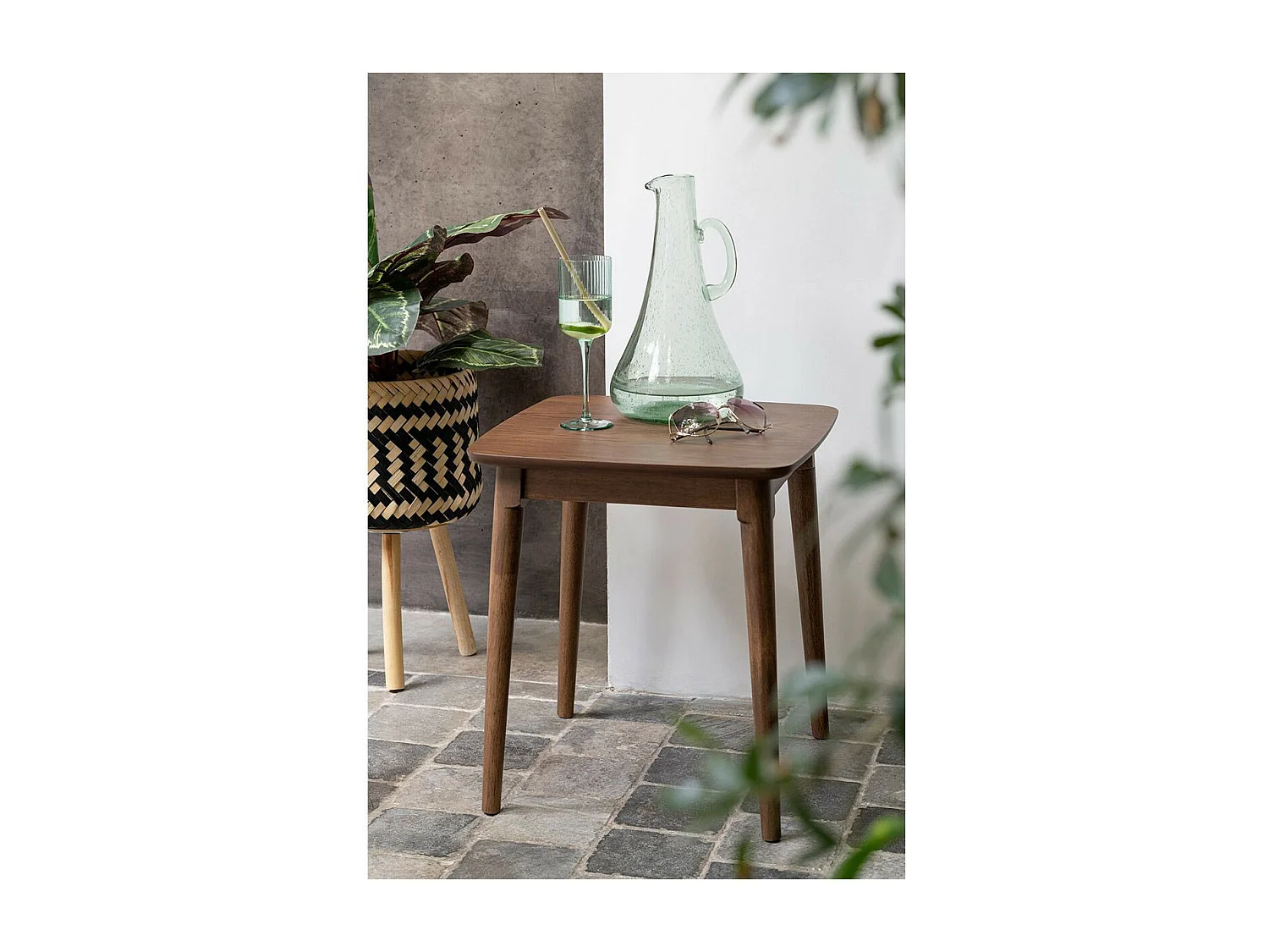 Carafe Design en Verre "Thelma" 34cm Vert