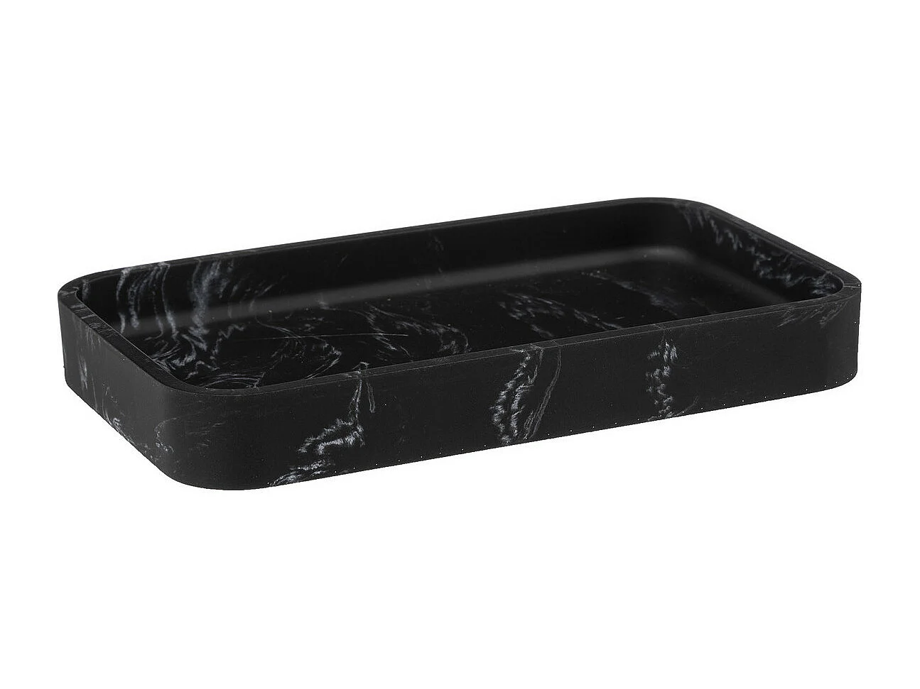 Bandeja rectangular efecto mármol