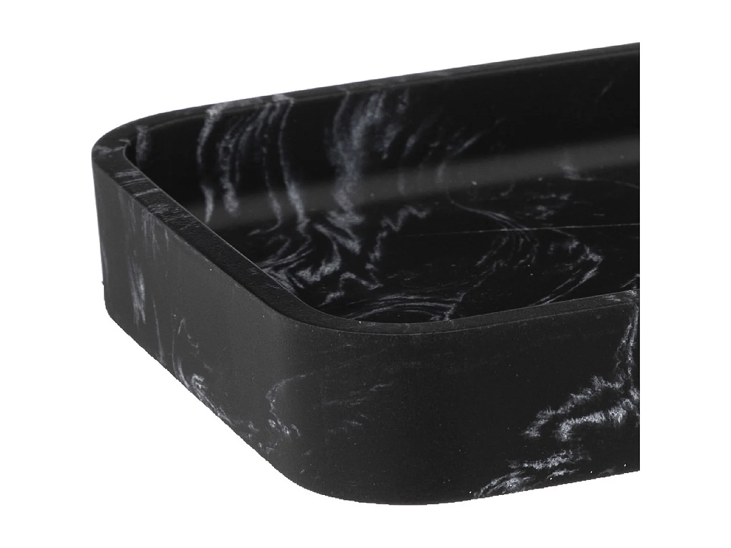 Bandeja rectangular efecto mármol