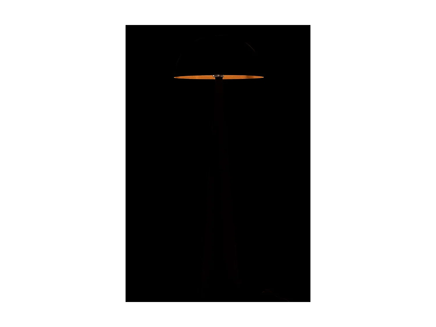 Lampadaire en Métal "Champignon" 148cm Noir