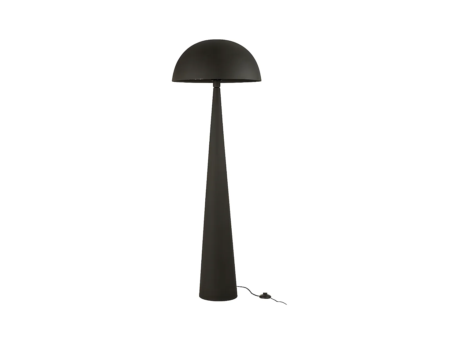 Lampadaire en Métal "Champignon" 148cm Noir