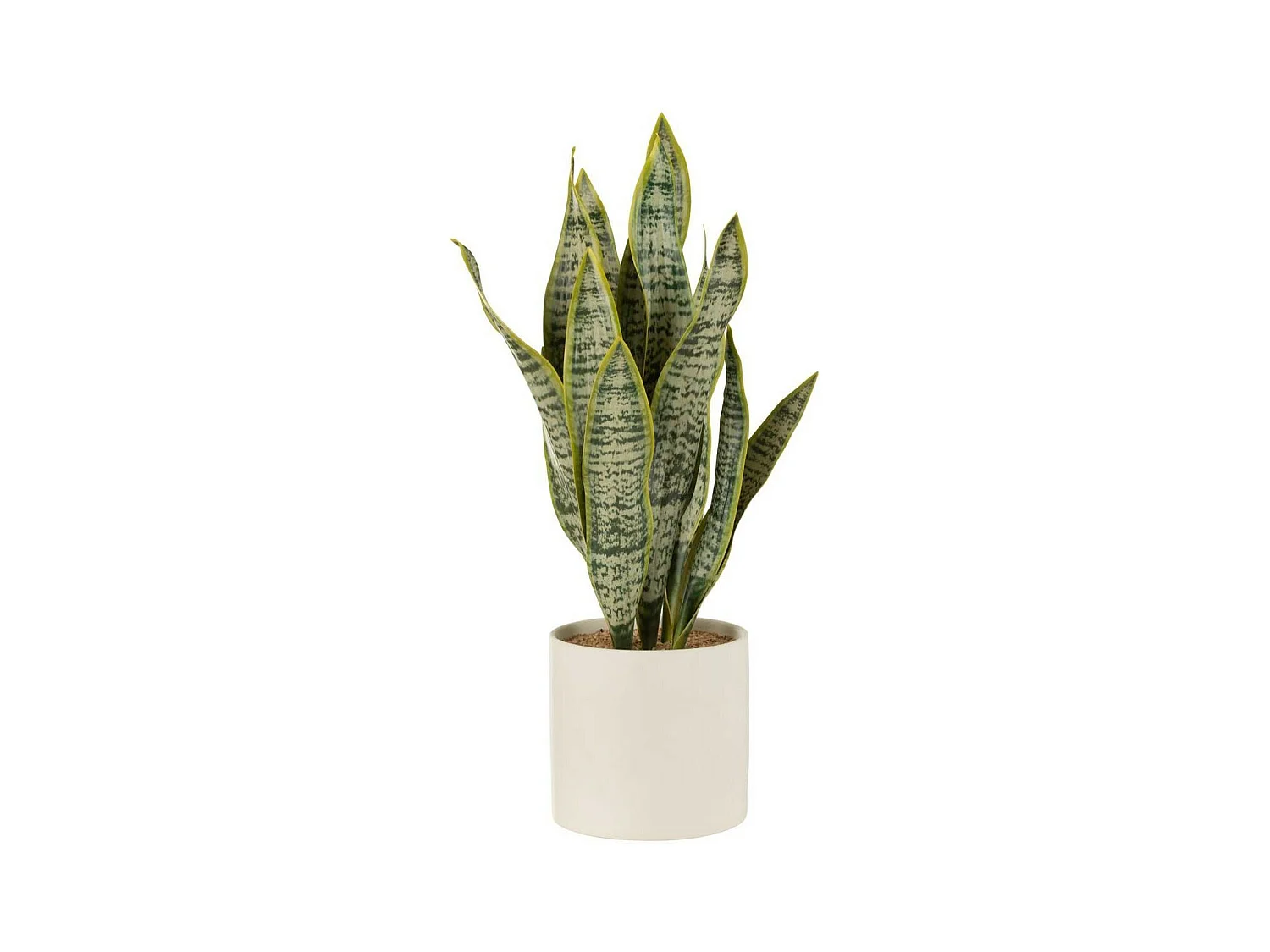 Plante Artificielle en Pot "Sansevieria" 60cm Vert