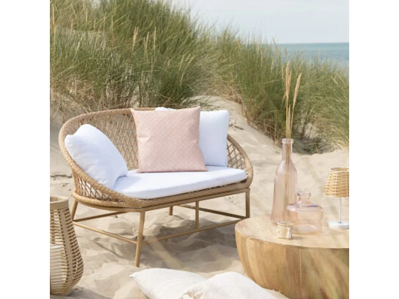 Table Basse en Bois "Camille" 88cm Naturel