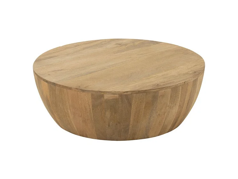 Table Basse en Bois "Camille" 88cm Naturel