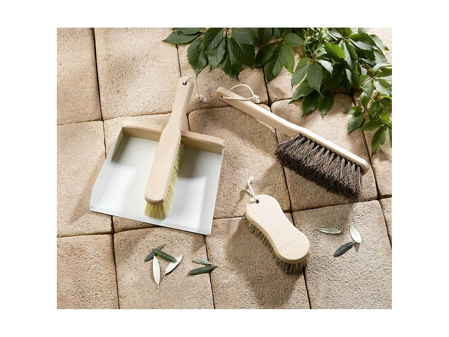 Balayette en Bois "Vintage" 35cm Naturel