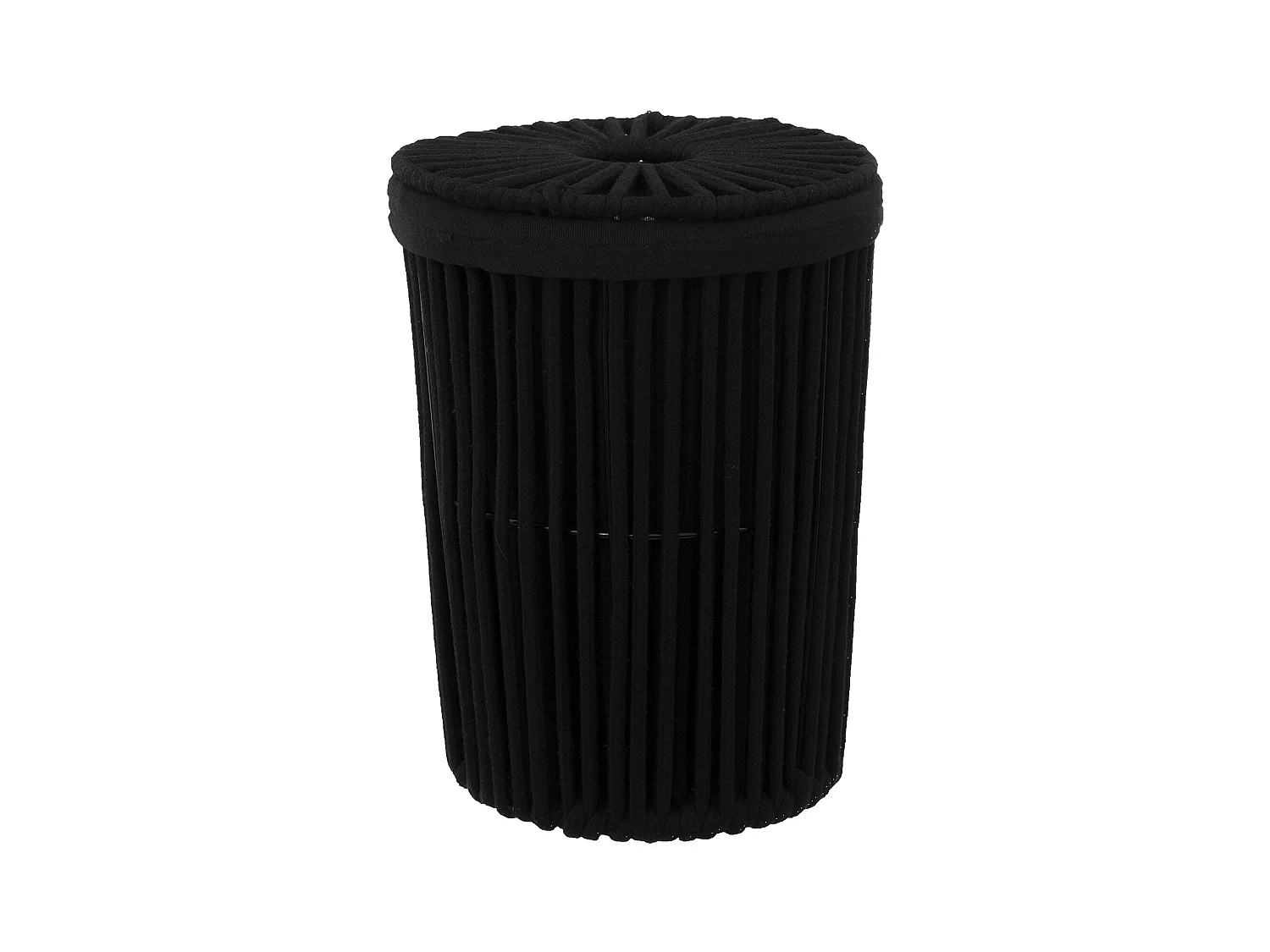 Poubelle de Salle de Bain "Manille" 7L Noir