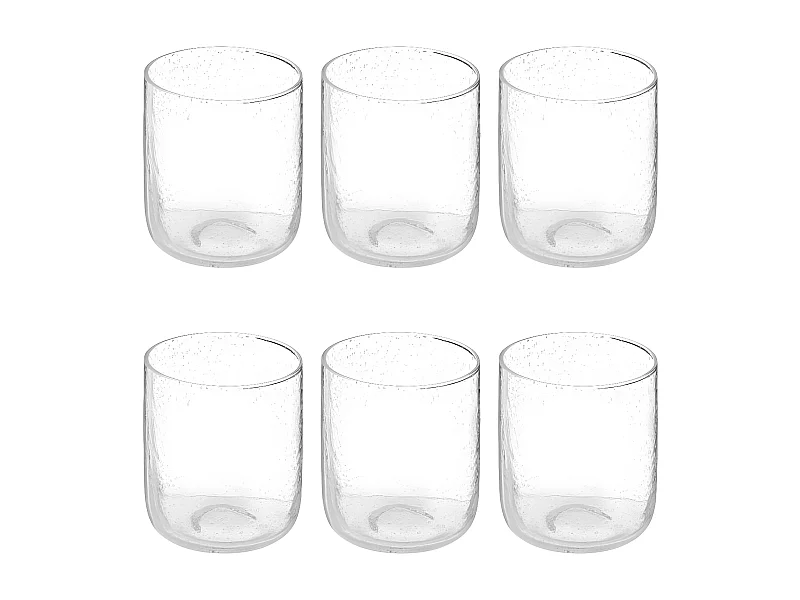 Lot de 6 Verres à Eau "Naia" 30cl Transparent