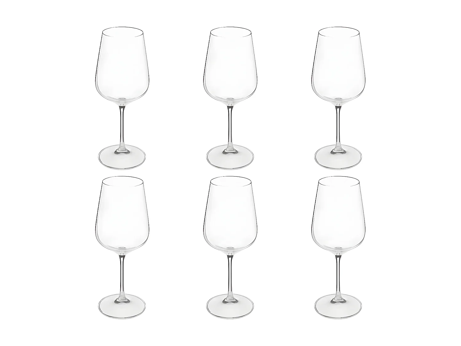 Lot de 6 Verres à Eau "Lena" 45cl Transparent