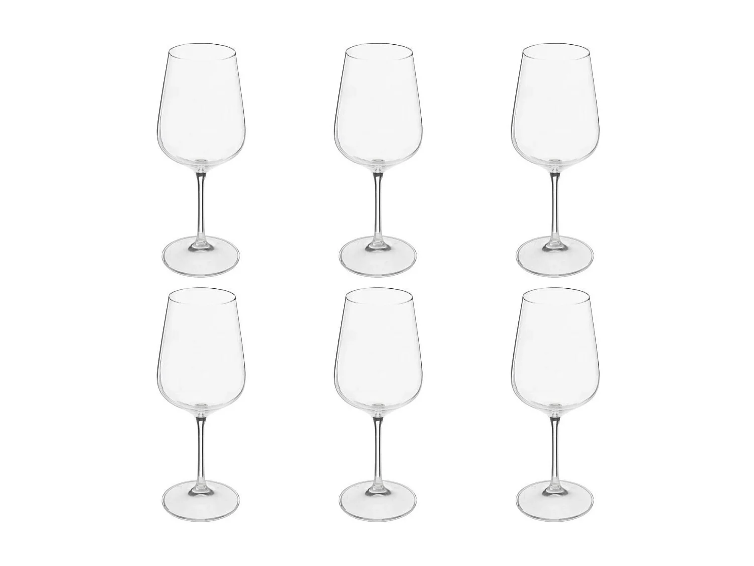 Lot de 6 Verres à Eau "Lena" 45cl Transparent
