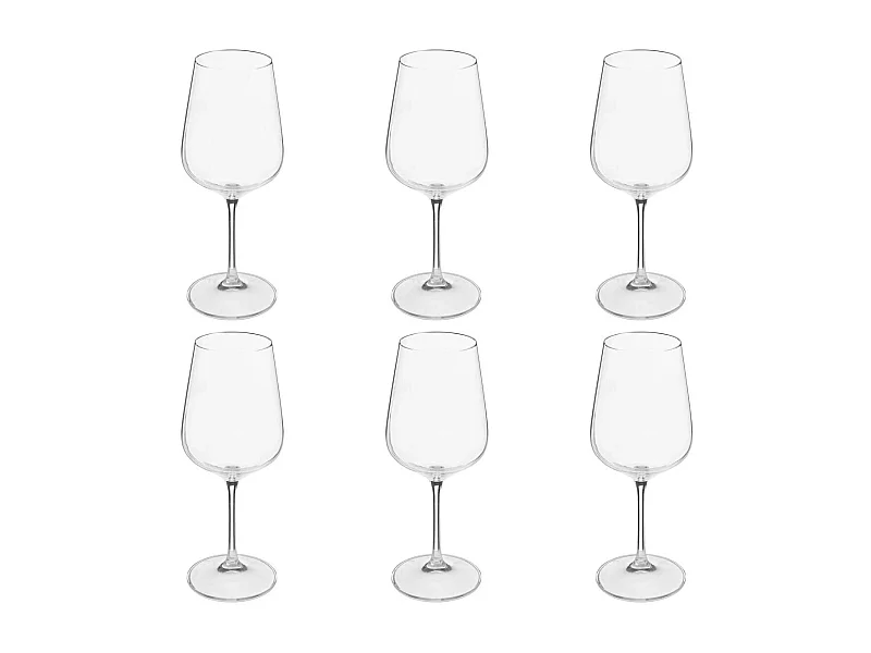 Lot de 6 Verres à Eau "Lena" 45cl Transparent