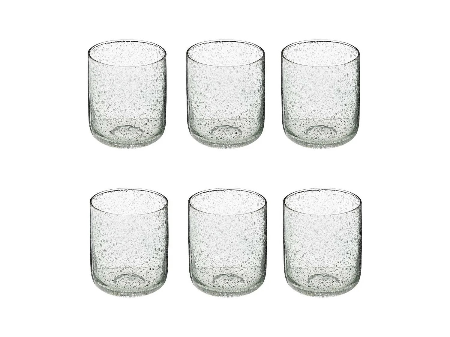 Lot de 6 Verres à Eau "Naia" 30cl Vert