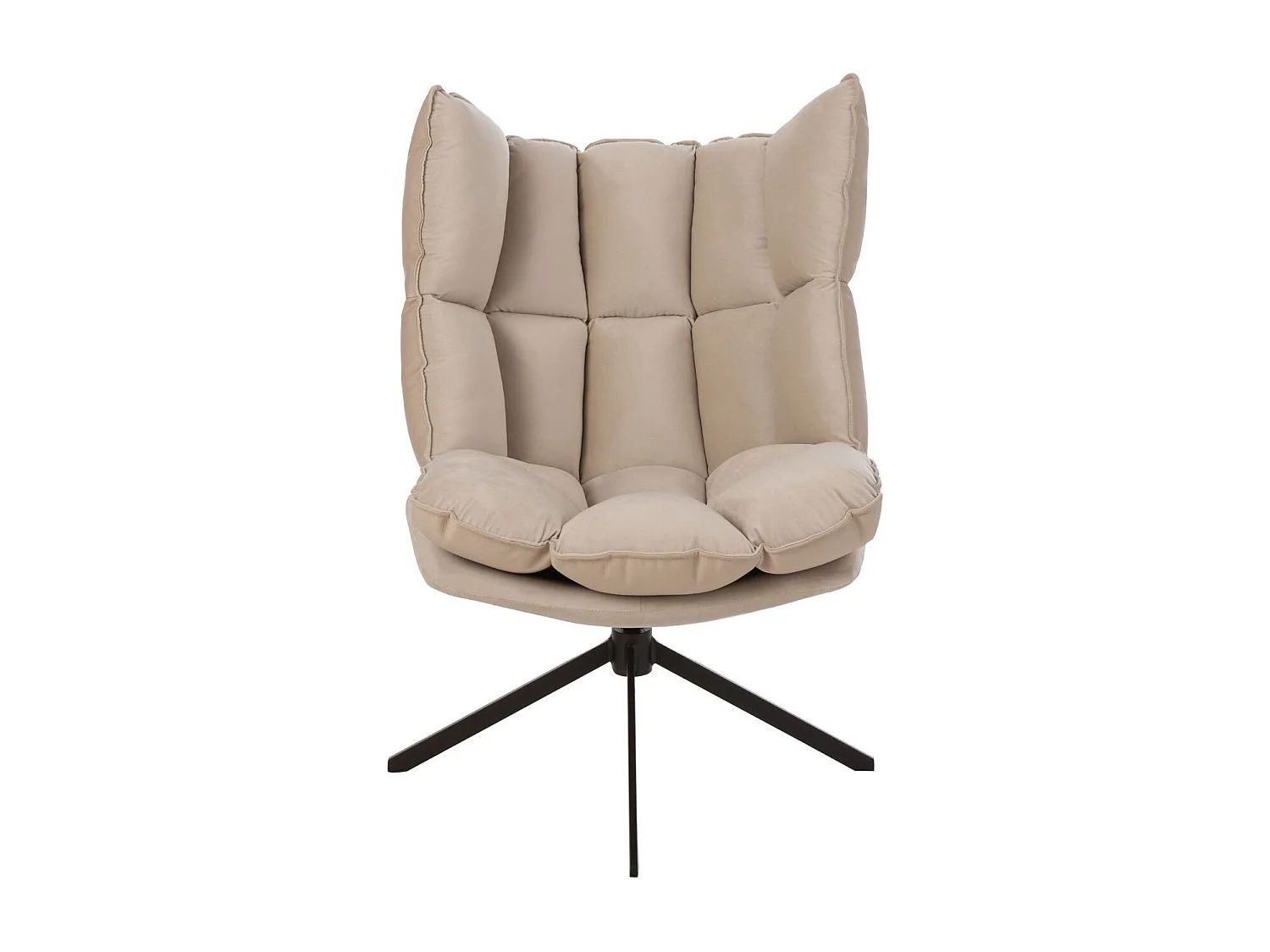 Fauteuil Design Avec Coussin "Relax" 92cm Beige