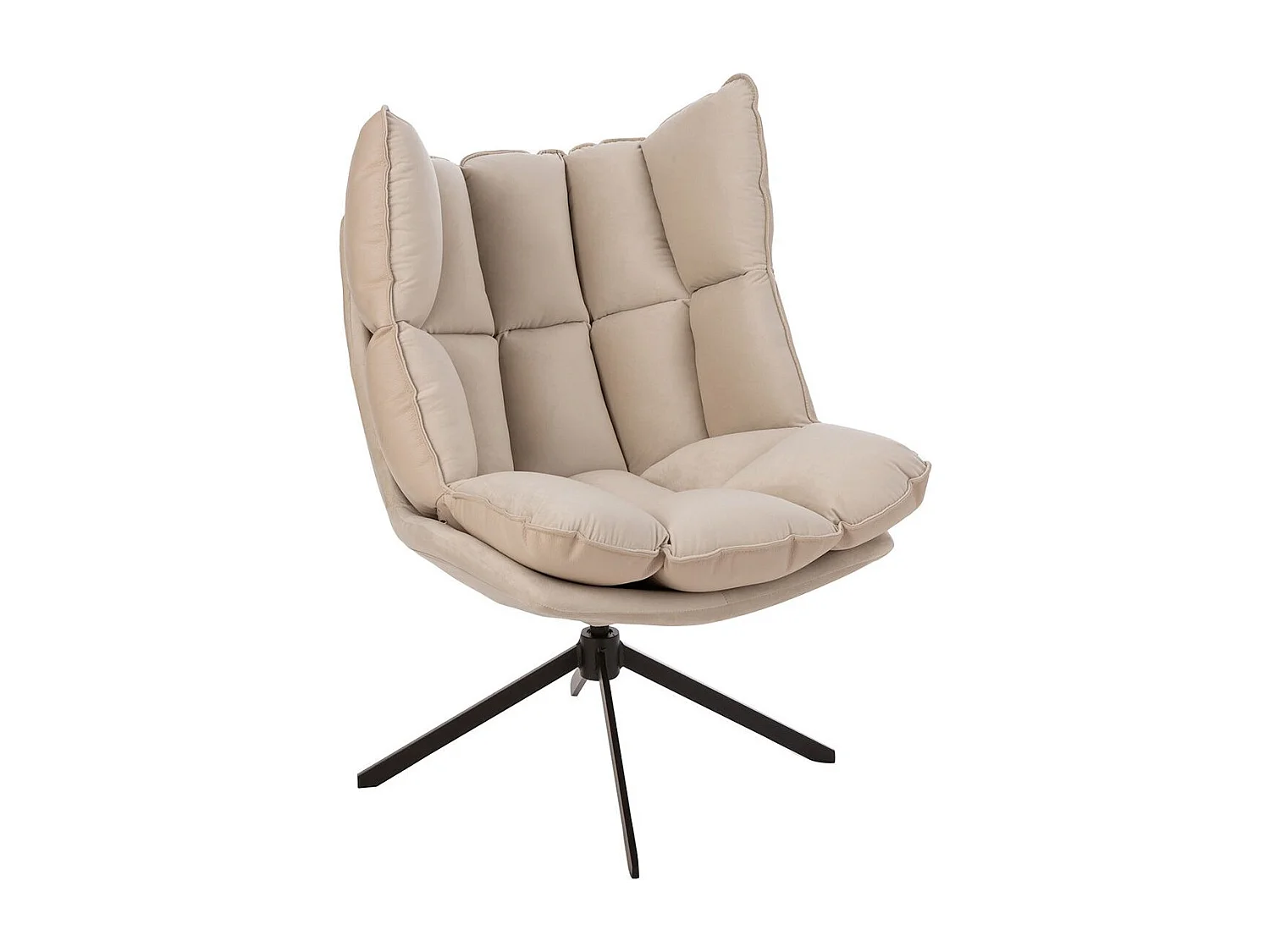 Fauteuil Design Avec Coussin "Relax" 92cm Beige