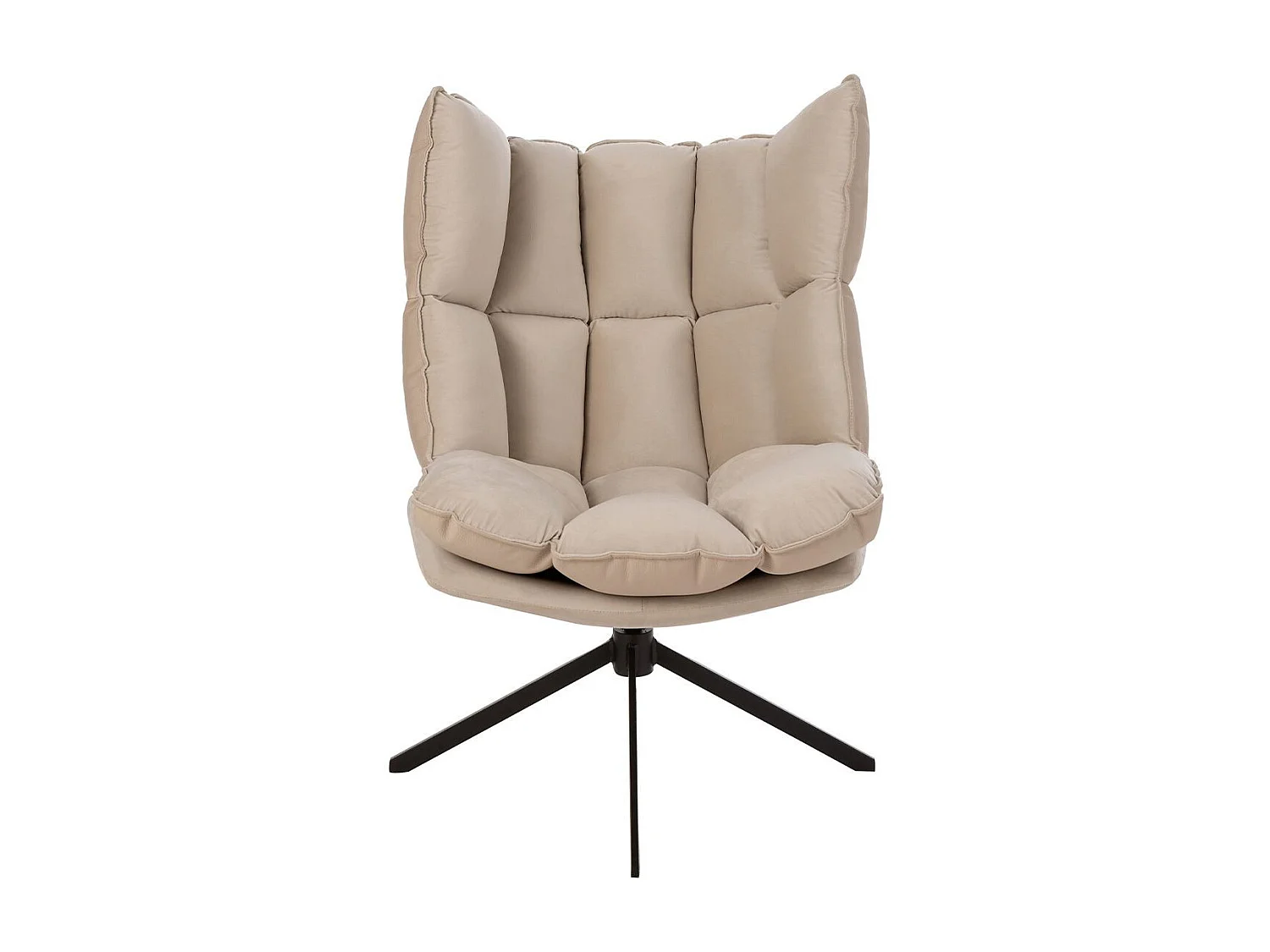 Fauteuil Design Avec Coussin "Relax" 92cm Beige