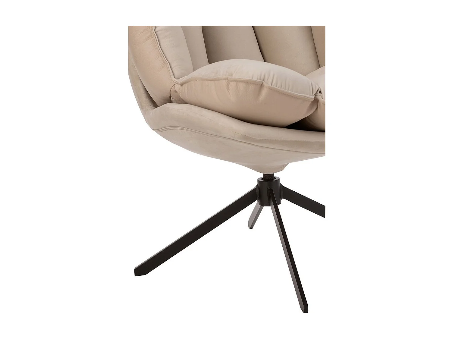 Fauteuil Design Avec Coussin "Relax" 92cm Beige