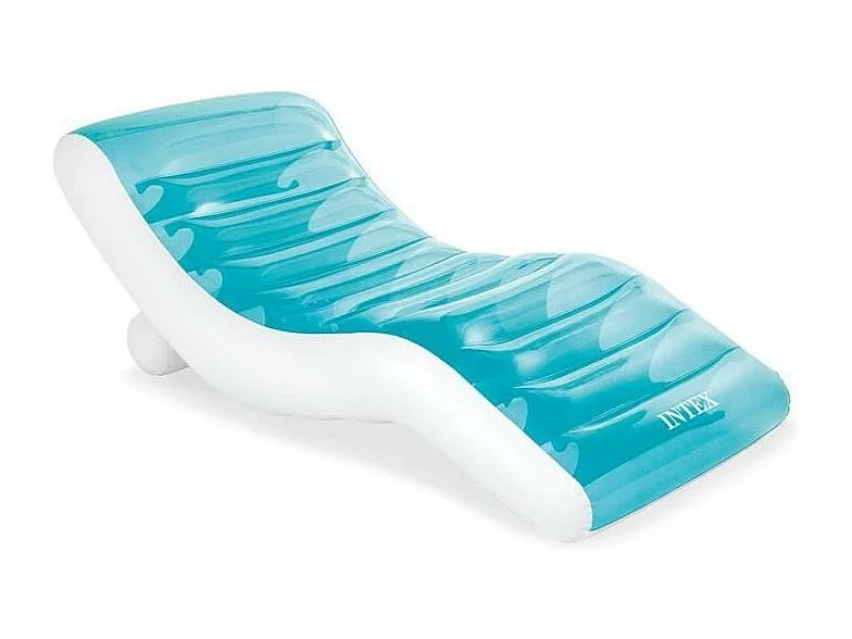 Matelas Gonflable Lounge "Lagon" 191cm Bleu