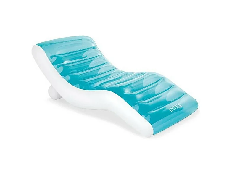 Matelas Gonflable Lounge "Lagon" 191cm Bleu