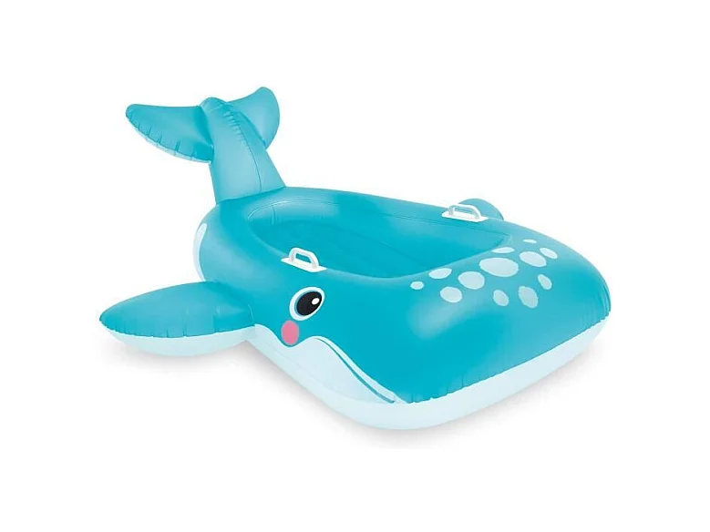 Bouée Gonflable à Chevaucher "Baleine" 168cm Bleu