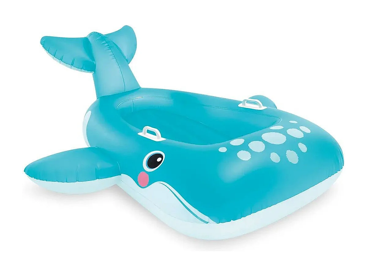 Bouée Gonflable à Chevaucher "Baleine" 168cm Bleu