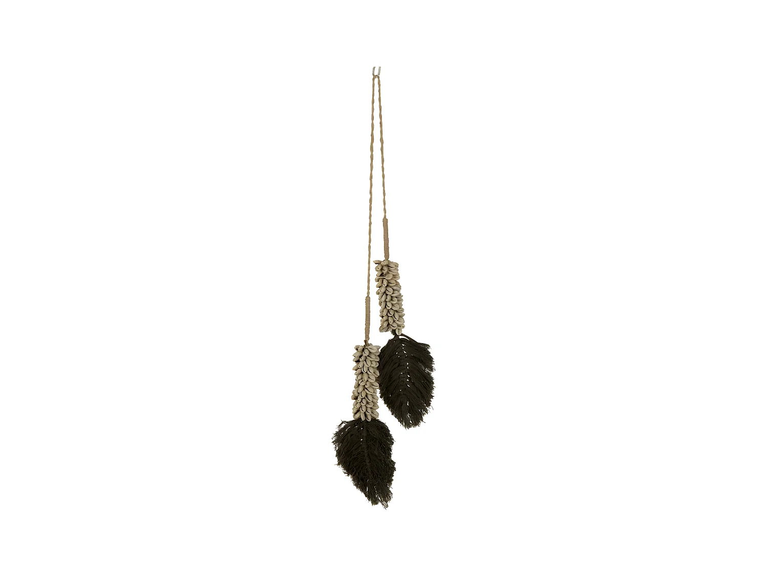 Décoration Coquillages à Suspendre "Cauris" 66cm Marron