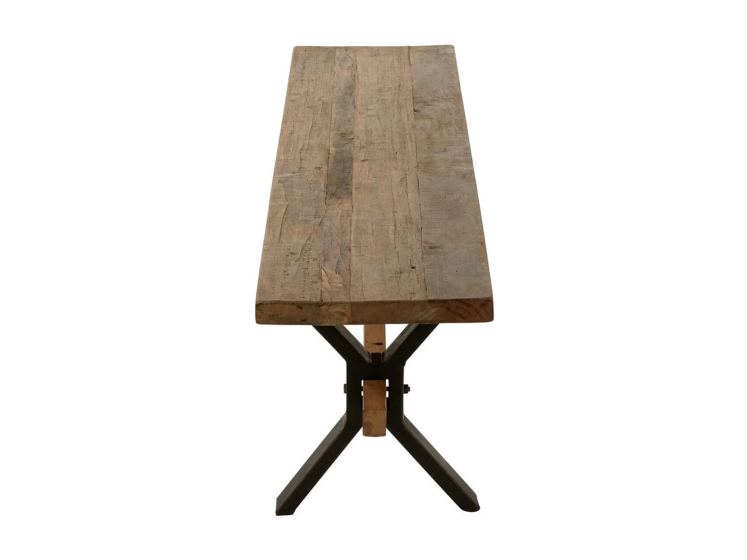 Banc en Bois Vieilli "Fannie" 180cm Marron