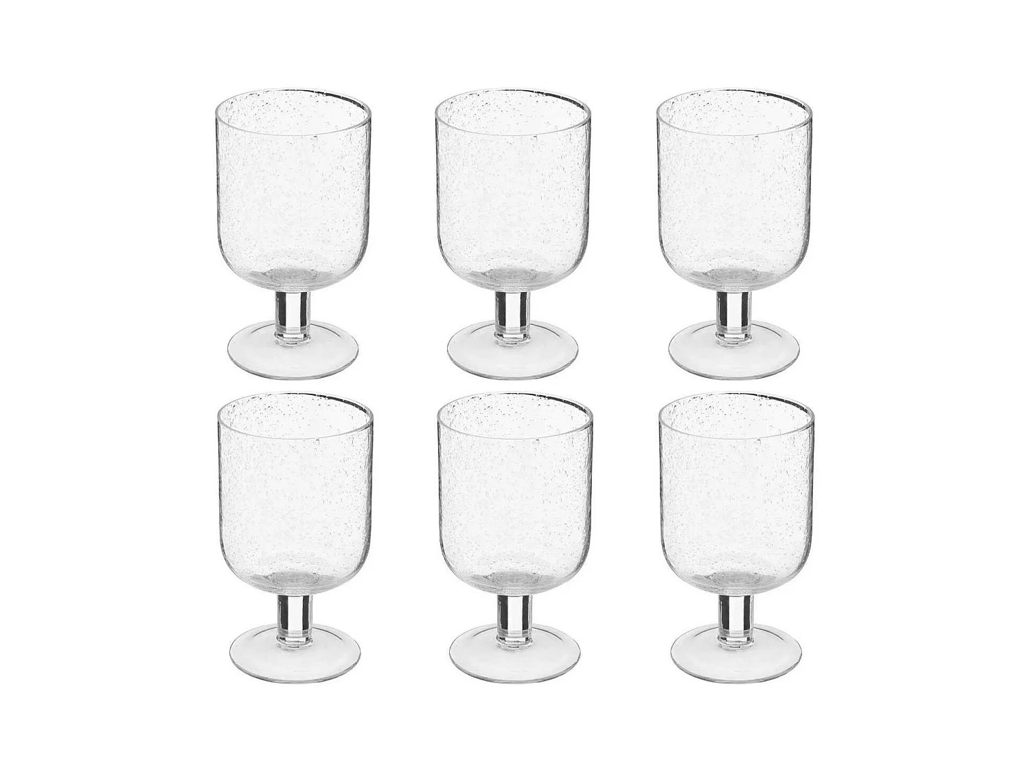 Lot de 6 Verres à Vin "Naia" 35cl Transparent