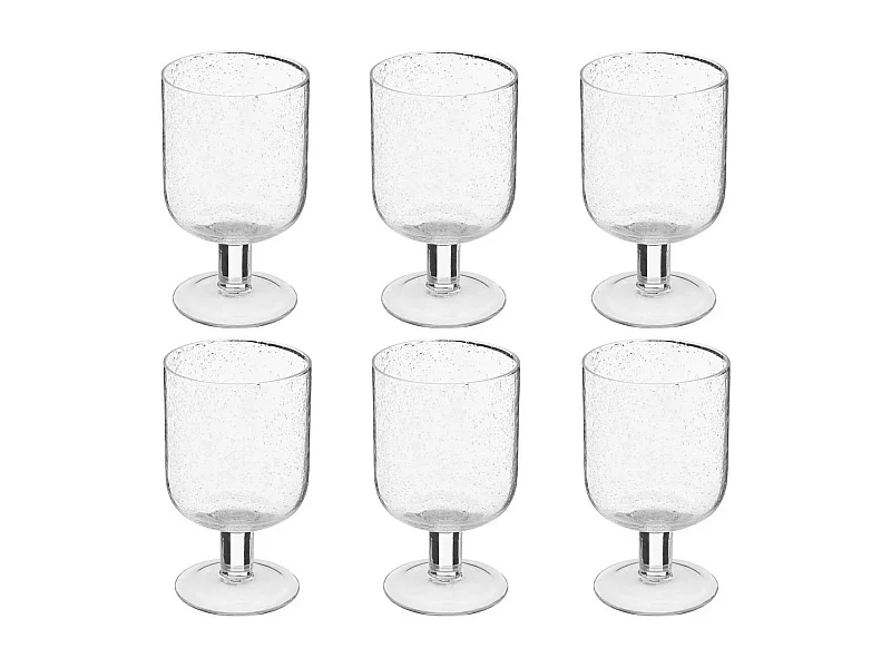 Lot de 6 Verres à Vin "Naia" 35cl Transparent