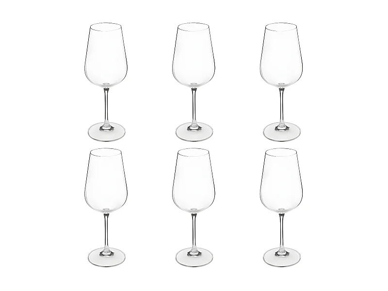Lot de 6 Verres à Vin "Lena" 36cl Transparent