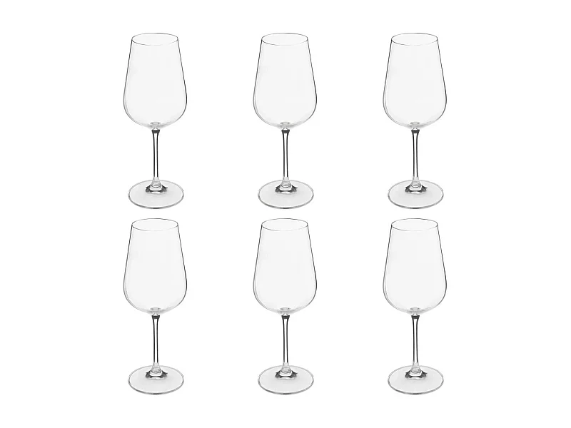 Lot de 6 Verres à Vin "Lena" 36cl Transparent