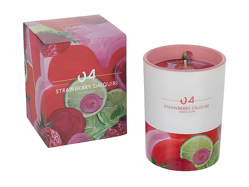 Bougie Parfumée "Cocktail" 11cm Daiquiri Fraise