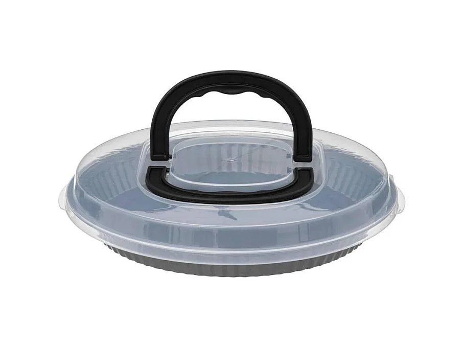 Moule à Tarte avec Couvercle "Takeat" 32cm Gris