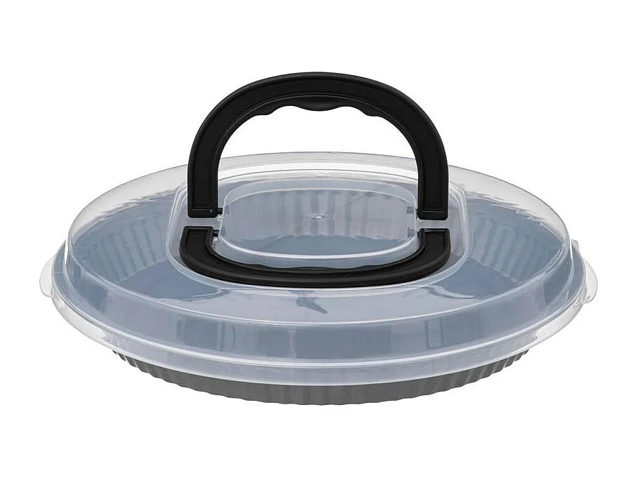 Moule à Tarte avec Couvercle "Takeat" 32cm Gris