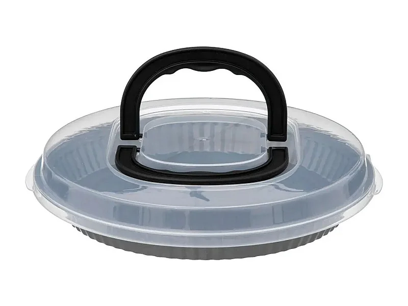 Moule à Tarte avec Couvercle "Takeat" 32cm Gris