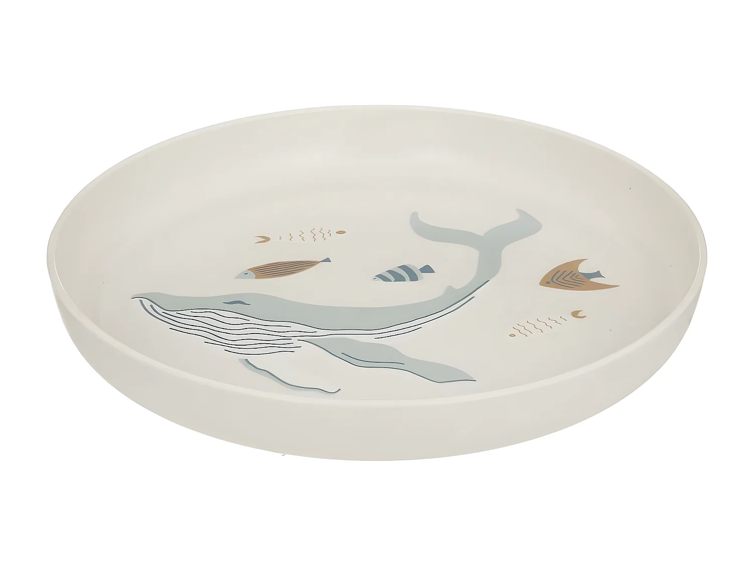 Set Repas 5 Pièces Bébé "Seav" 26cm Blanc
