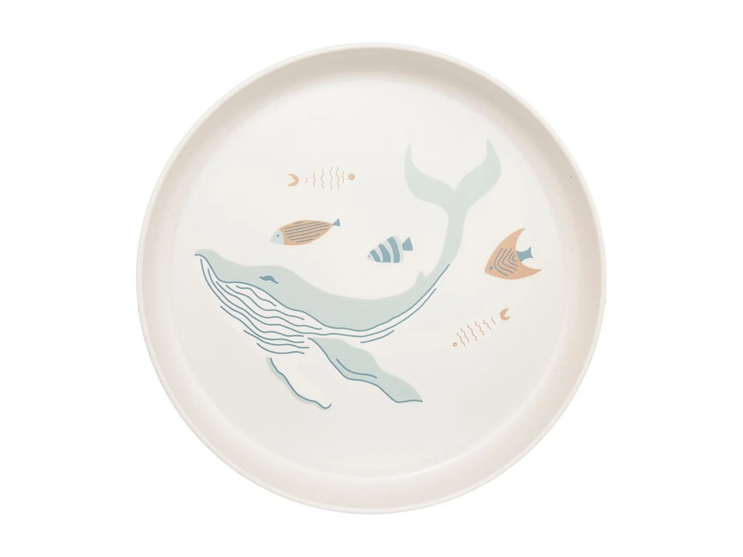 Set Repas 5 Pièces Bébé "Seav" 26cm Blanc