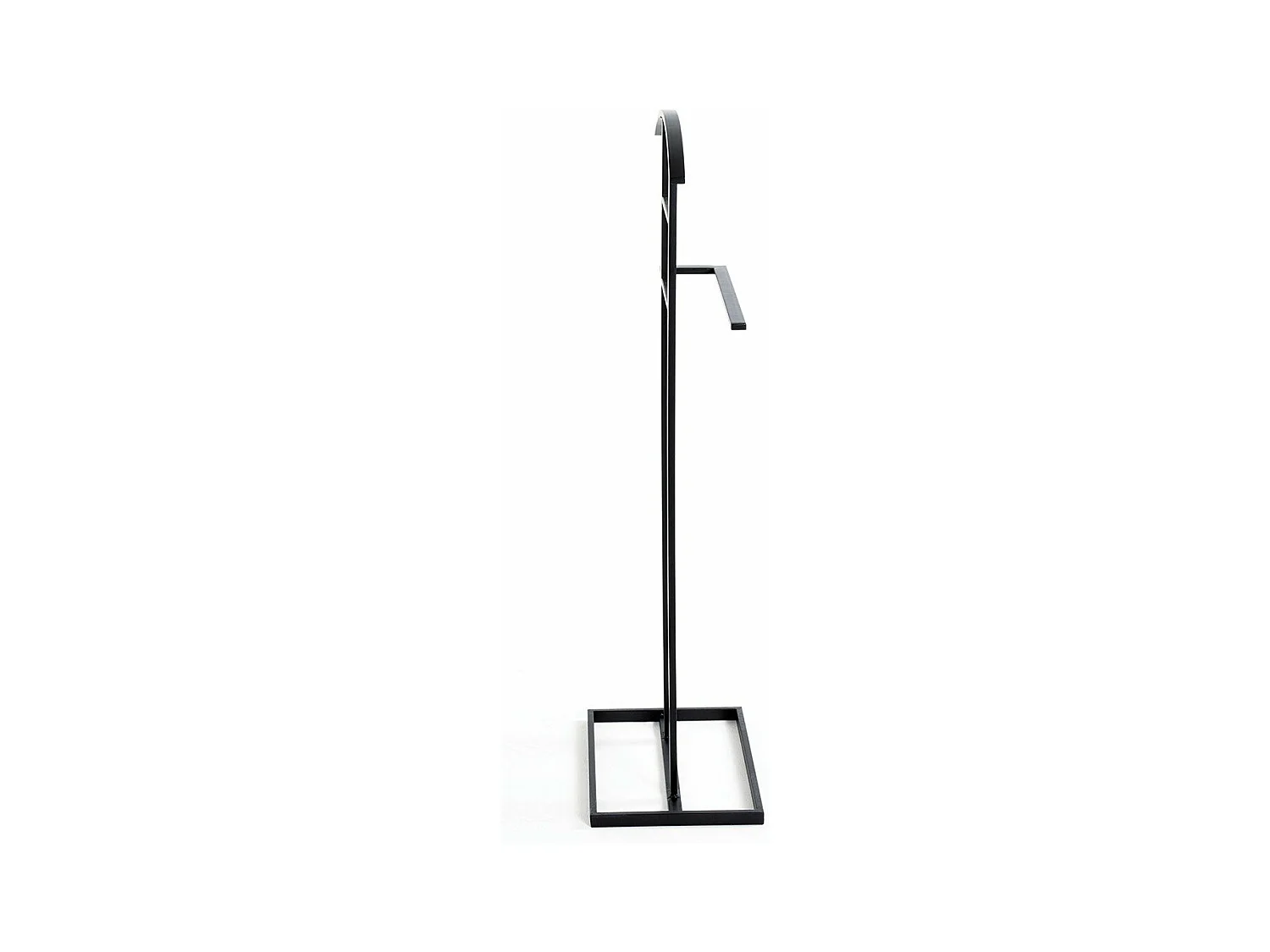 Valet en métal noir - H101 cm