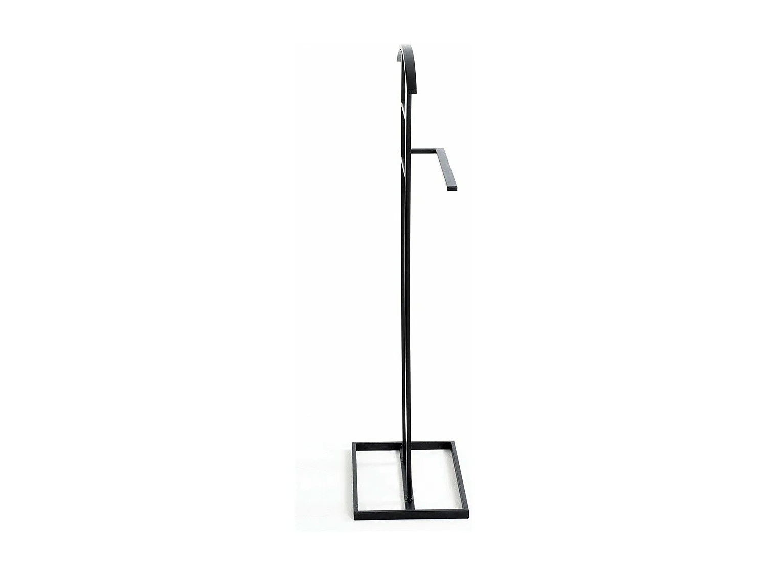 Valet en métal noir - H101 cm