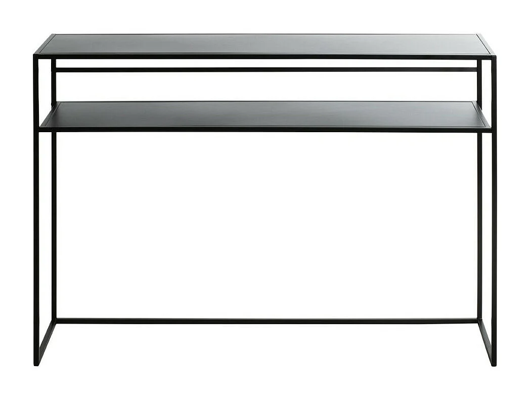 Console Design en Métal "Mino" 112cm Noir Laqué