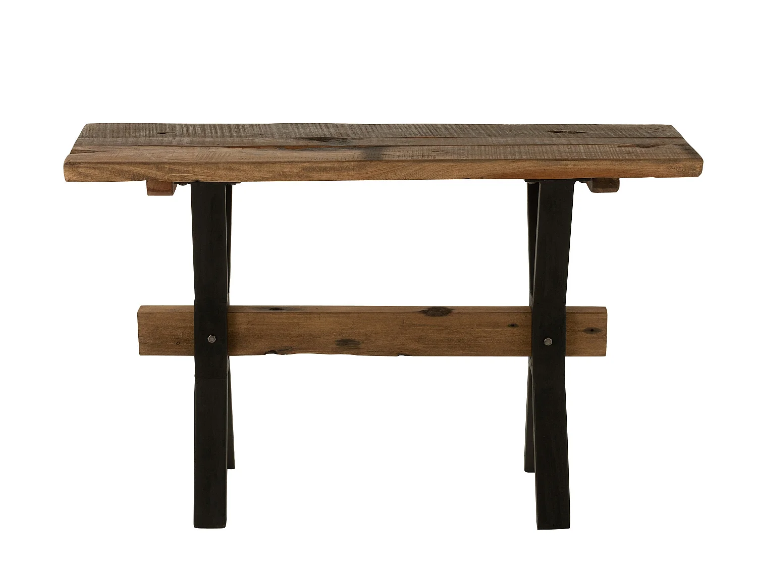 Console en Bois Vieilli "Fannie" 120cm Marron