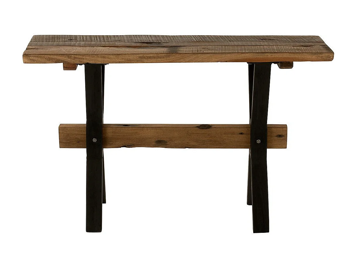 Console en Bois Vieilli "Fannie" 120cm Marron