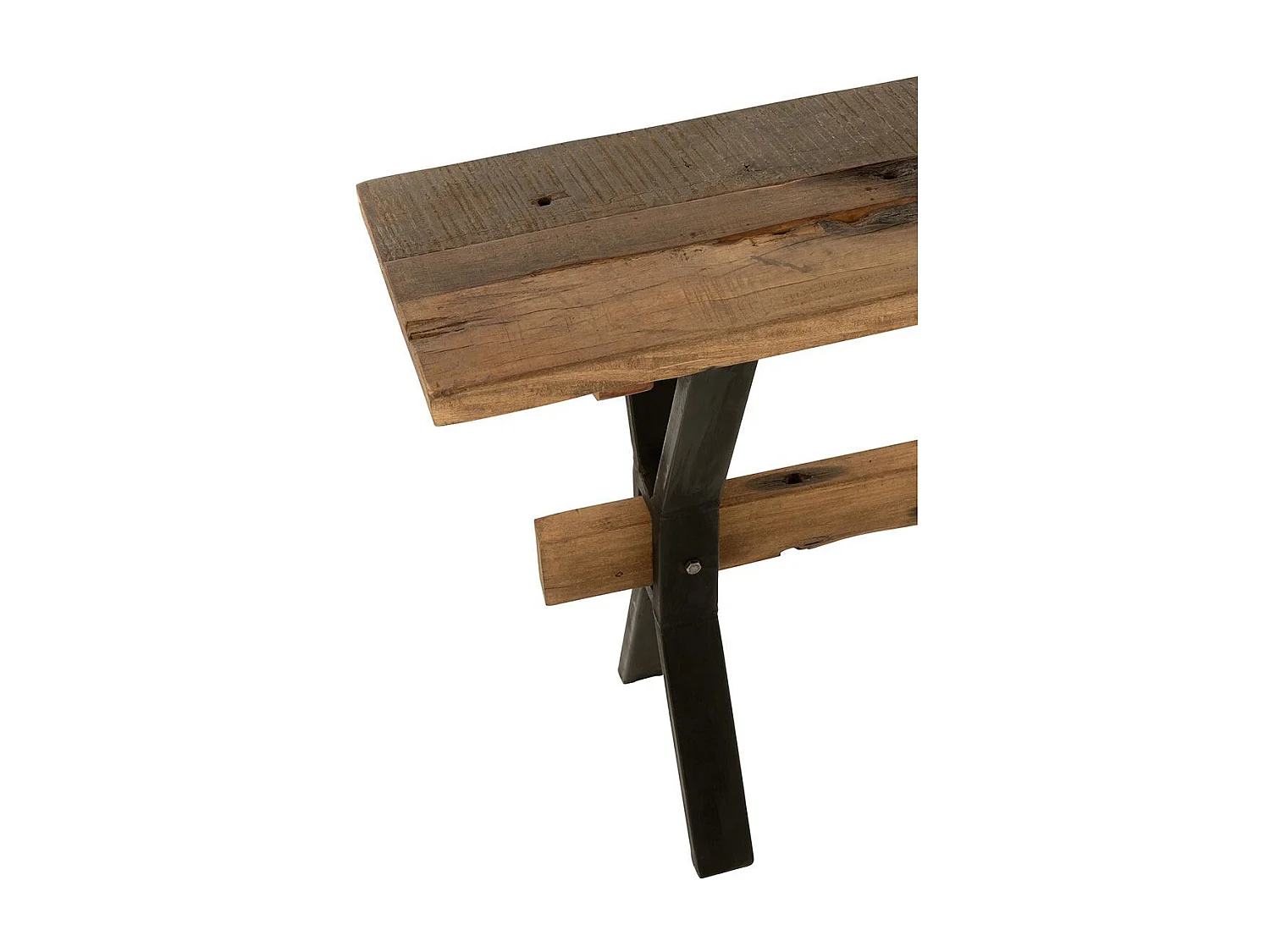 Console en Bois Vieilli "Fannie" 120cm Marron