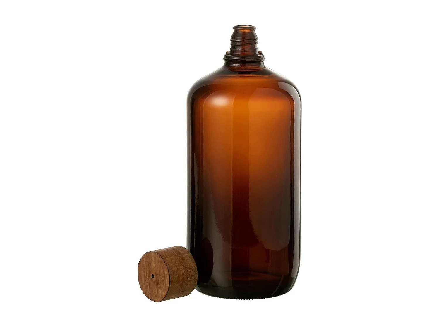 Bouteille en Verre "Vintage" 33cm Marron