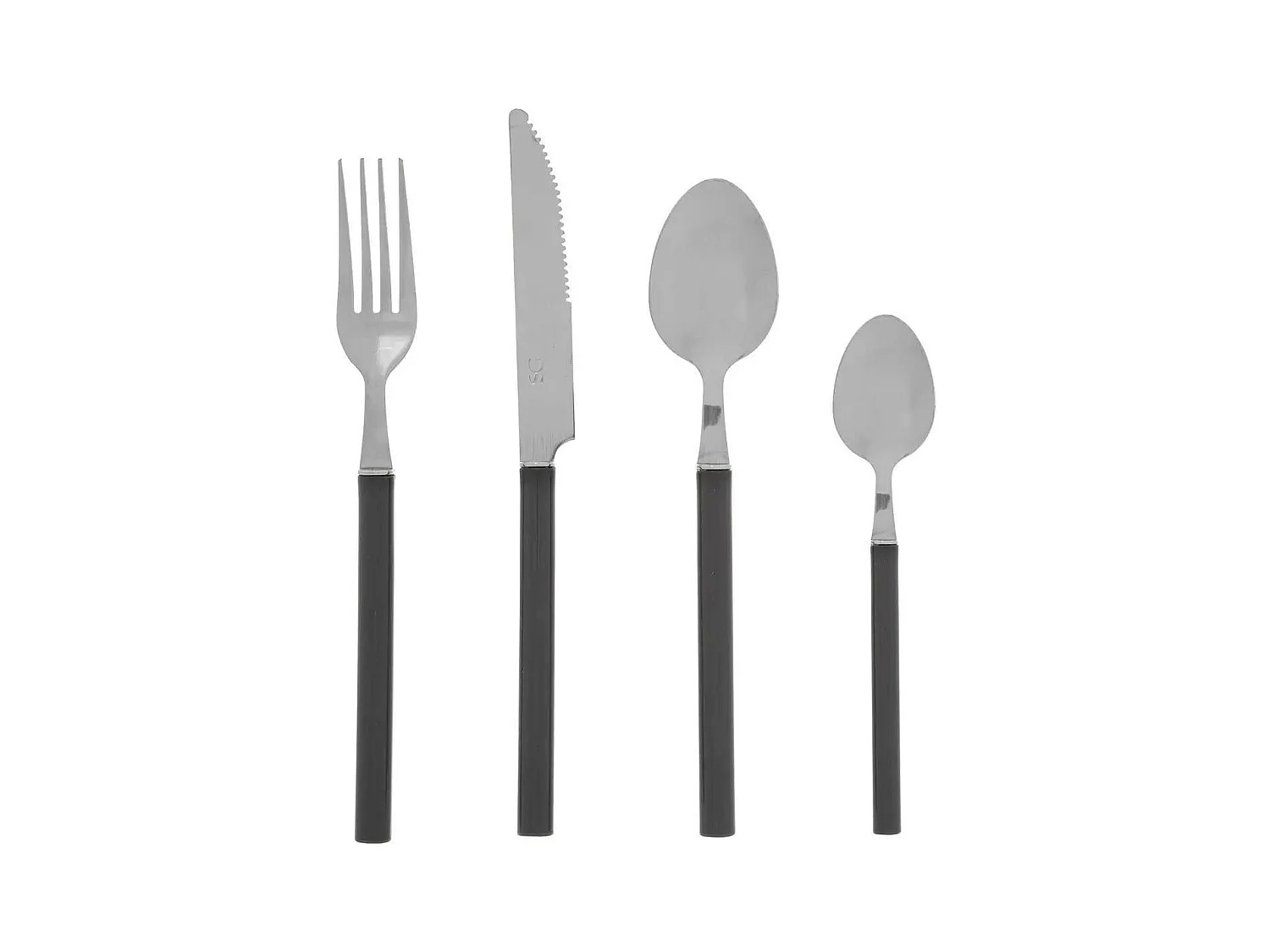 Ménagère 24 Pièces "Indonésie" 27cm Gris